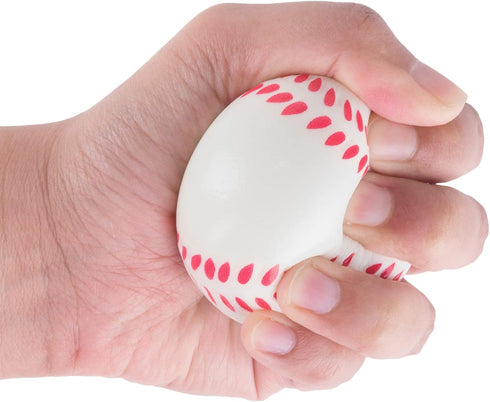 Super Z Outlet Mini Foam Sports Balls, 24 Pack for Kids & Adults, Mini Baseball, Football, Basketball
