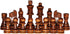 ASNEY Wooden Chess Pieces, Tournament Staunton Wood Chessmen, 3.15” King Figures, Includes Storage Bag
