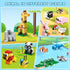 HOGOKIDS 20 Pack Animals Building Blocks - Party Favors for Kids, Easter Gifts, Goodie Bags, Classroom Prizes for Ages