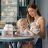 2 Pack, Termichy Stackable Formula Dispenser Portable Milk Powder Container, Warm Grey