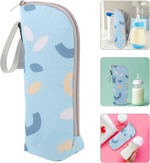 Insulated Bottle Bag and Breastmilk Cooler Carrier for Infants Large Capacity Thermal Milk Bottle Storage Pouch