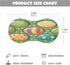 YETTASBIN Easter Egg Muslin Baby Burp Cloth, Super Soft Absorbent Cotton Burp Rag Baby Bibs Feeding Cloth for Newborn
