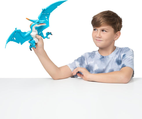Robo Alive Dino Action Pteradactyl by ZURU Dinosaur Toys, Real Biting Action, Lifelike Roars Sound, Battery-Powered