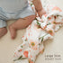 NOOVIA 2-Pack 43x47 inch, Baby Muslin Swaddle Blankets, Newborn Receiving Blanket, Bamboo Cotton, Large Baby