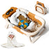Collapsible Baby Bathtub for Newborn to Toddler (0-18 Months) - Foldable Baby