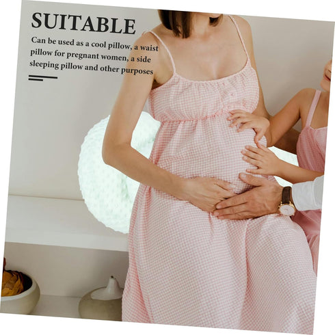 Cabilock Ergonomic Pregnancy Pillow Cooling Waist Support Maternity Pillow for Sleeping Lumbar Cushion Back