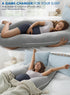 55in QUEEN ROSE Pregnancy Pillows, Cooling Maternity Pillow for Sleeping, U Shaped Body Pillow for Pregnant Support