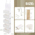 5 Closet ANTIS'S HOME Over the Door Organizer Macrame Boho Nursery Storage with Large Woven Pockets, Hanging Basket