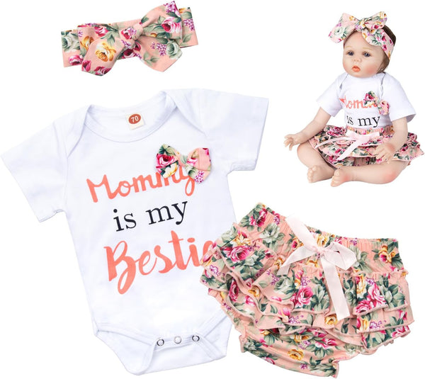Reborn Baby Dolls Girl Clothes 20-22 inch Reborn Newborn Baby Doll Clothes