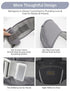6 1 0-36 Baby Carrier with Hip Seat, in Baby Carrier Newborn to Toddler, Adjustable Infant Carrier with Hood, All
