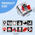 Black and White High Contrast Toys for Baby - Infant Tummy Time Soft Book, Sensory Musical Toy for Brain Development