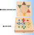 GSE Games & Sports Expert Wooden 9-in-1 Game Combo Set - Chess, Checkers, Backgammon, and More