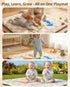 50x50 Inches Baby Play Mat, Foldable Play Mats for Floor, Crawling Mat for Playpen with Anti-Slip Bottom, Machine