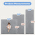1.3" 50x50, Tummy Thick Baby Floor Play Mat Basic Padded Foam Mat for Time Crawling, Non Slip Cushioned for Babies