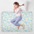 siphylline 52" 34" Cartoon Freesia Soft Blue Extra Large Resuable Changing Pad Covers Soft Absorbent Underpads Wetting