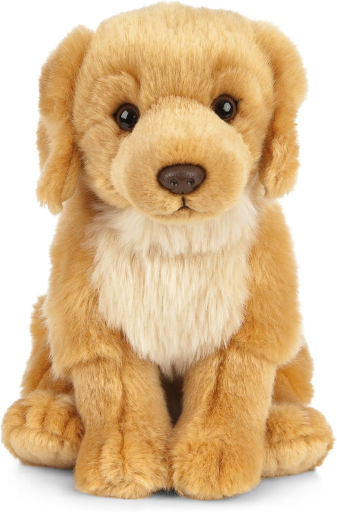 Living Nature Golden Retriever Stuffed Animal, 8 inches Fluffy Dog Toy for Kids
