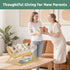 Msoesticc.dl DSVENROLY Baby Bottle Drying Rack Foldable Vertical Bamboo Milk Bottle and Accessories Organizer for Busy