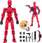 Assembly Completed Action Figure Set, Model 13 Multi-Jointed Movable, 3D Printed Toys,