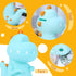H&W Dinosaur Money Bank (Blue), Shatterproof Tyrannosaurus Rex Piggy Bank, First Coin Bank for Kids, Best Christmas