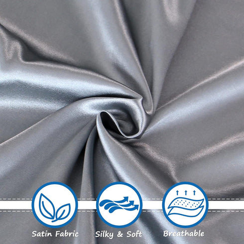 Bassinet Sheets for Baby Boy Girl, Silk Bassinet Sheets for Mika Micky, Baby Delight, Dream On Me, Baby Joy (Grey)