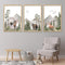 LuZhiQiang Set Of 3 Wild Woodland Nursery Animals Wall Art Decor 16x11 Inch