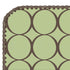 SwaddleDesigns Large Receiving Blanket, Ultimate Swaddle for Baby Boys, Girls, Softest US Cotton Flannel, Best Shower Gift, MADE in USA, Brown Mod Circles on Lime, Mom’s Choice Winner by SwaddleDesigns