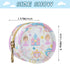 YETTASBIN Princess Elements Portable Pacifier Holder Case with Metal Hook Buckle & Zipper for Diaper Bag and Stroller