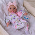 18-Inch 3+ BABESIDE Reborn Baby Doll Girl Realistic Lifelike Bebe Reborn de Silicona with Bunny Outfit, Magnetic