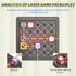 Losbenco Set, 8-13, 60 8-13, Laser Reasoning Game STEM Toys for Ages Level Board Challenges Games for Kids Learning