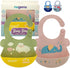 Silicone Baby Bibs for Babies & Toddlers (6-72 months) - 2 Pack Silicone Bibs for Boys & Girls, Baby Shower Gifts