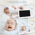 Firskids 5" 2-Way 32H Mode,1000ft Baby Monitor with Camera and Audio, No WiFi Travel Baby Monitor, Pan Tilt Zoom Baby