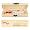 Xtlonbom Pregnancy Test Keepsake BoxKISS ME Wooden Pregnancy Test Gift Box Pregnancy Announcement