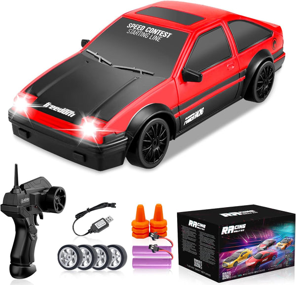 RC Drift Car, 1:24 Remote Control Cars 2.4GHz 4WD High Speed Drift
