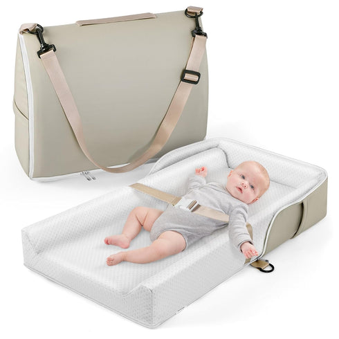Baby Changing Pad, Portable Diaper Changing Mat for Baby & Toddler, Non-Slip Washable Changing Table Pad for Dresser