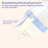6 Oz (2 Pack), INTTERO Baby Bottles with Built-in Formula Dispenser, Anti-Colic Wide Neck Design for Newborn Feeding