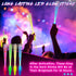 Zhanmai 24 Pieces Upgraded Glow Fiber Wands, LED Light Fiber Optic Sticks for Wedding Party Favors