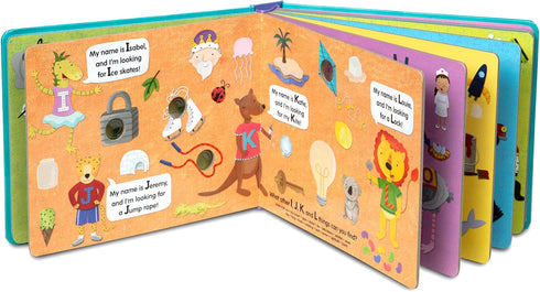 Melissa & Doug Poke-a-Dot Children's Book, Alphabet Eye Spy Board Book with Buttons to Pop, FSC Certified