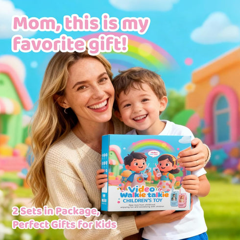 vilicert 3-12, Set, Kids Video Walkie Talkies for Girls Ages Christmas Gifts for Kids & Stocking Stuffers for Girls