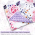 30'' x 40'' Baby Blankets, Super Soft Floral Minky Toddler Newborn Blanket for Boys Girls, Double Layer, Crib Receiving