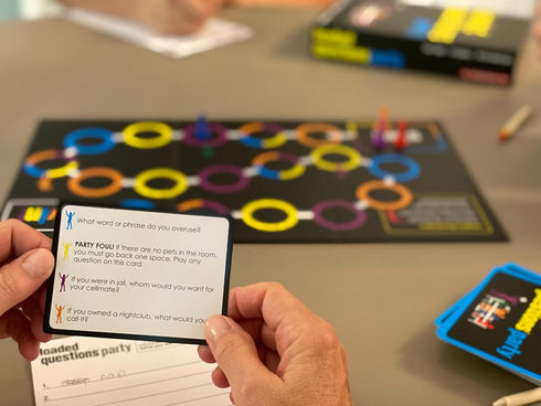 Loaded Questions Party Game - Fun Questions and Personal Answers for 4-8 Players