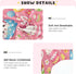 SDMKA 27x39 Inch Easter Cartoon Bunny Pink Crib Sheets for Boys Girls - Portable Microfiber Fitted Crib Sheet