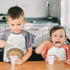 R HORSE 5Pcs Short Sleeved Bib for Toddlers - Waterproof Feeding Bib with Pocket for Infants 0-36 Months