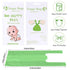 Honoson 1200 Count Baby Disposable Diaper Bags Scented Diaper Sacks with Tie Handle Disposal Baby Poop Trash Bags Waste