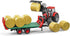 Bruder 02220 Bale Transport Trailer with 8 Round Bales