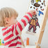QLLQTIGER 100 Cryptid Construction Kit Monster Magnet Fridge Toys, Magnetic Creature Creation Kit, Pieces, Rubber