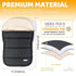 Orzbow Winter Baby Car Seat Cover, Universal Car Seat Bunting Bag for Babies with Adjustable Zipper, Removable Car Seat