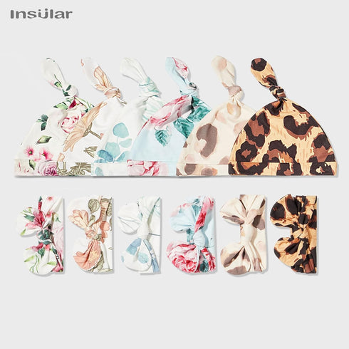 Sets, insular Swaddle Blankets Beanie Hat Headband Newborn Baby Girl Swaddle Sack, Receiving Blankets Infant Baby