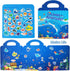 Yowlieu 3 Sets 3 4 5 3-5 Reusable Sticker Books for Kids, Travel Removable Toddler Sticker Books for Year Old Girls
