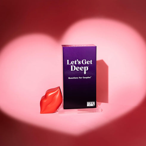 WHAT DO YOU MEME? Let's Get Deep Couples Questions Card Game, Love Couples Games and Date Night Ideas