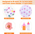 Set 7 Set CARANOVO Baby Doll Accessories Pcs Feeding and Caring with Magic Disappearing Bottles, Pacifier, Diapers